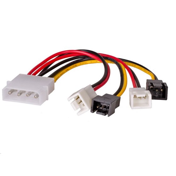 Adapter za napajanje ventilatora Molex na 3-pin P/N: AK-CA-34