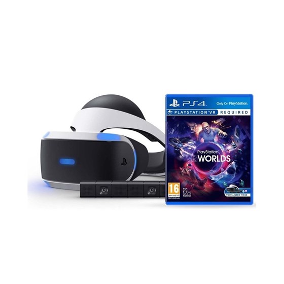 Sony Playstation VR + VR Worlds VCH + PS4 Kamera v2/PSVR Mk4 P/N: 9782612