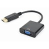 Adapter DisplayPort M - VGA F Gembird crni P/N: A-DPM-VGAF-02 