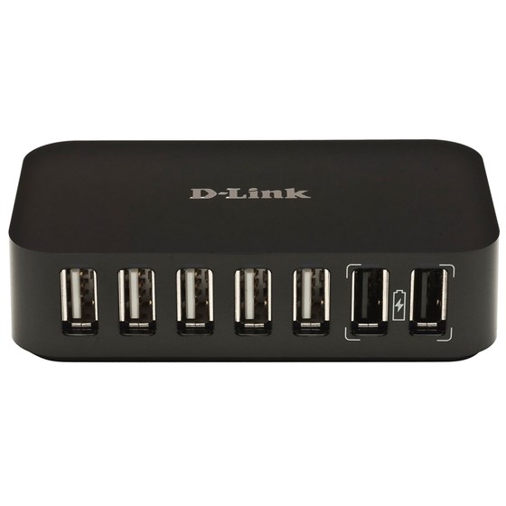 D-Link HUB USB 2.0 7-port + AC Power Supply P/N: DUB-H7/E 