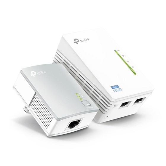 TP-Link TL-WPA4220KIT, AV600 Wi-Fi Powerline Extender (TL-WPA4220 & TL-PA4010)