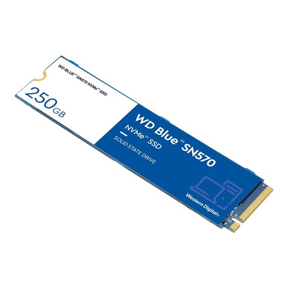 SSD 250GB WD Blue SN570 NVMe M.2 2280, WDS250G3B0C