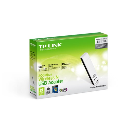 TP-Link TL-WN821N, 300Mbps Wireless N USB adapter 