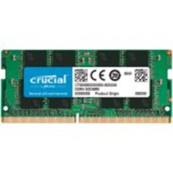 Memorija za Laptop 8GB Crucial DDR4 3200MHz SODIMM CL22 (8Gbit/16Gbit) P/N: CT8G4SFRA32A