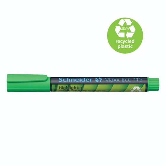 Tekstmarker Schneider, Maxx 115, 1-5 mm, zeleni