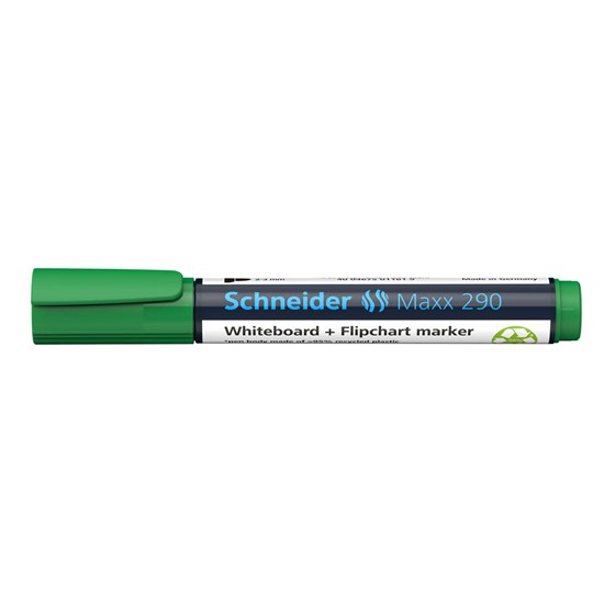 Flomaster Schneider, marker za bijelu ploču, Maxx 290, 1-3 mm, zeleni