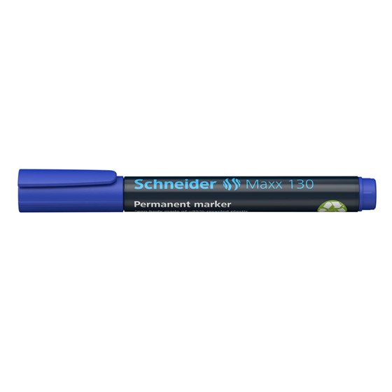Flomaster Schneider, permanent marker, Maxx 130, 1-3 mm, plavi